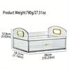 1pc Cosmetic Organiser, Transparent Skincare Organiser with Drawer, Cosmetic Display Case Perfume Lipstick Organiser