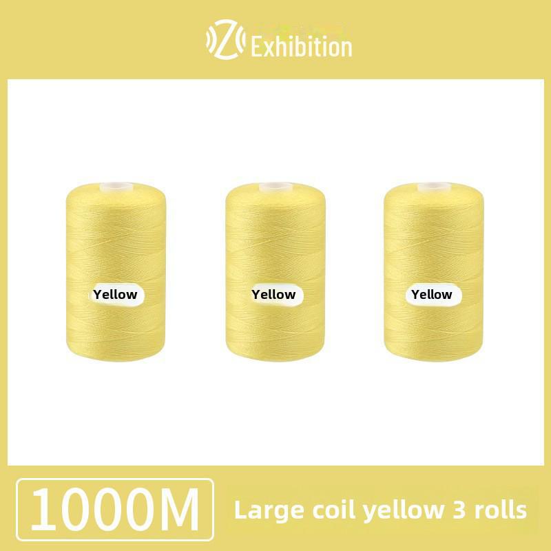 1000 ярдов ниток для бытового шитья: Полиэстер, цветная ручная работа, тонкая катушка