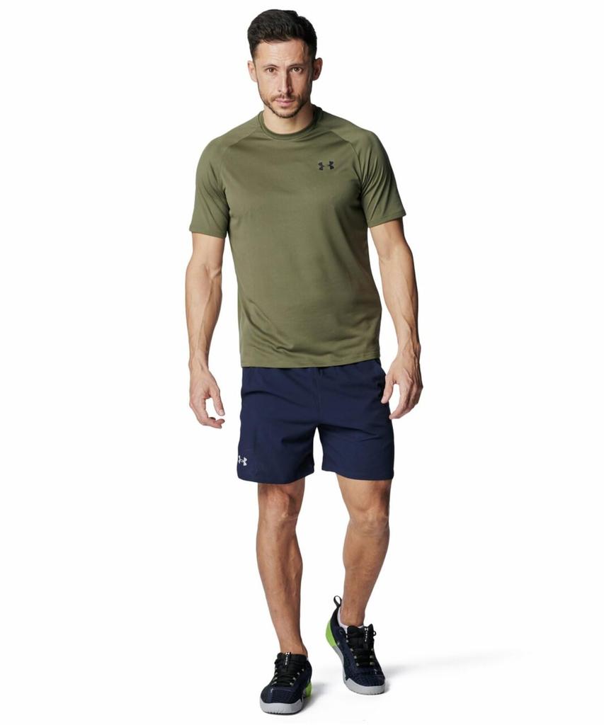Футболка с коротким рукавом Under Armour UA Tech Морской Оливково-зеленый 3XL 2.0
