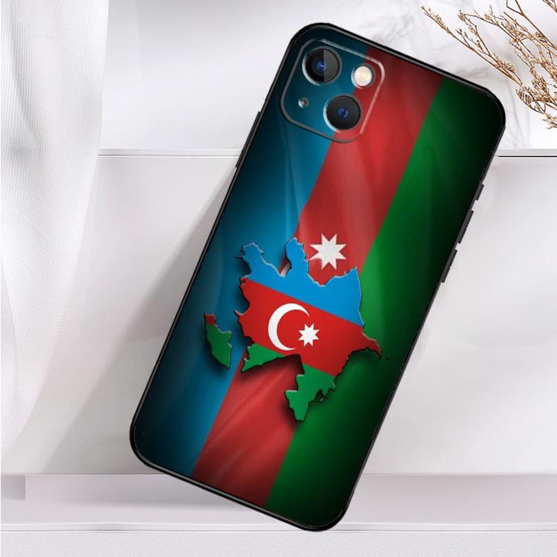 Azerbaijan Flag Phone Case For iPhone 16 15 14 13 12 11 Pro Max Mini X XR XS Max 7 8 Plus Back Cover