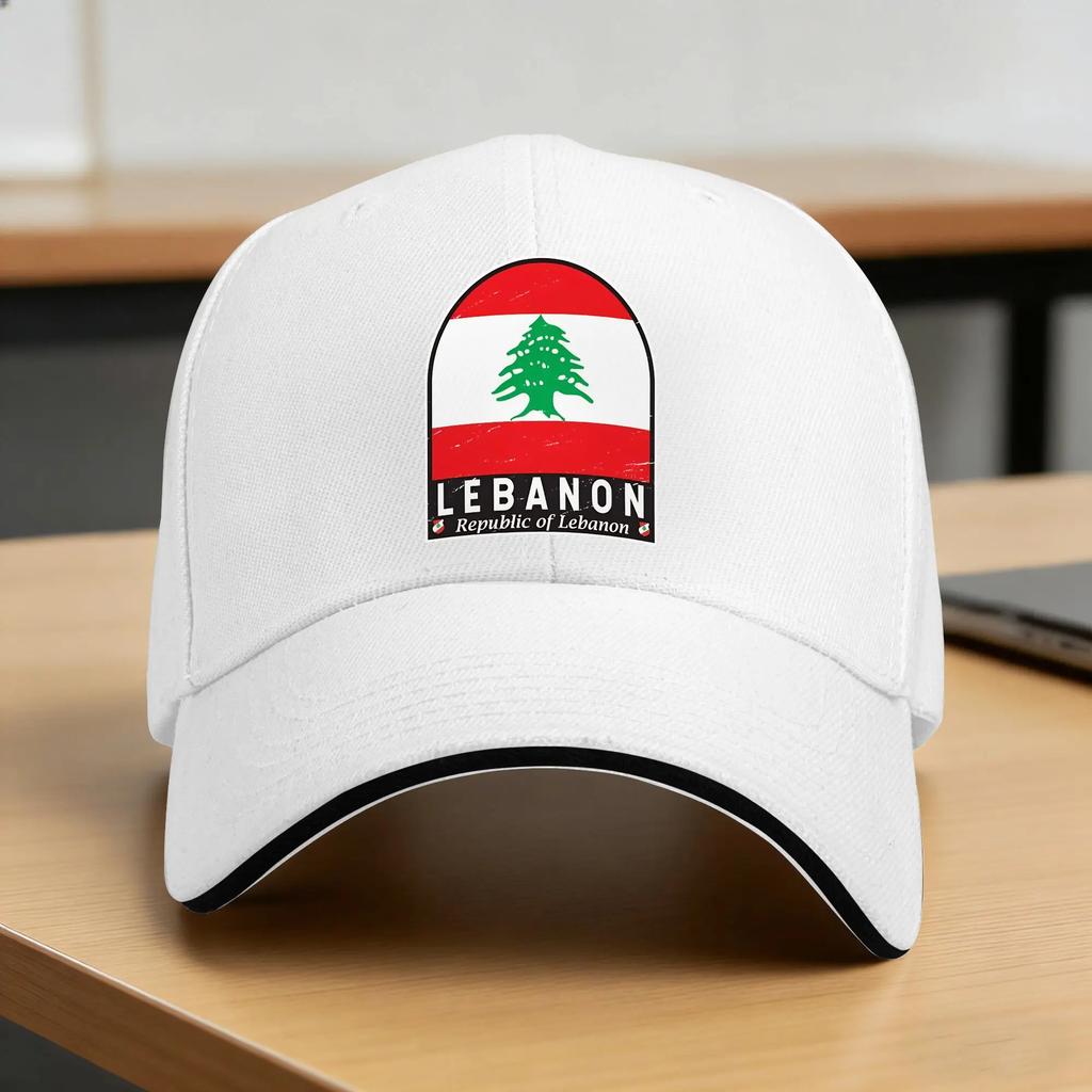 Lebanon In Arabic Baseball Cap Yk Cool Trucker Hat Summer Unisex Women Outdoor Gym Baseball Caps