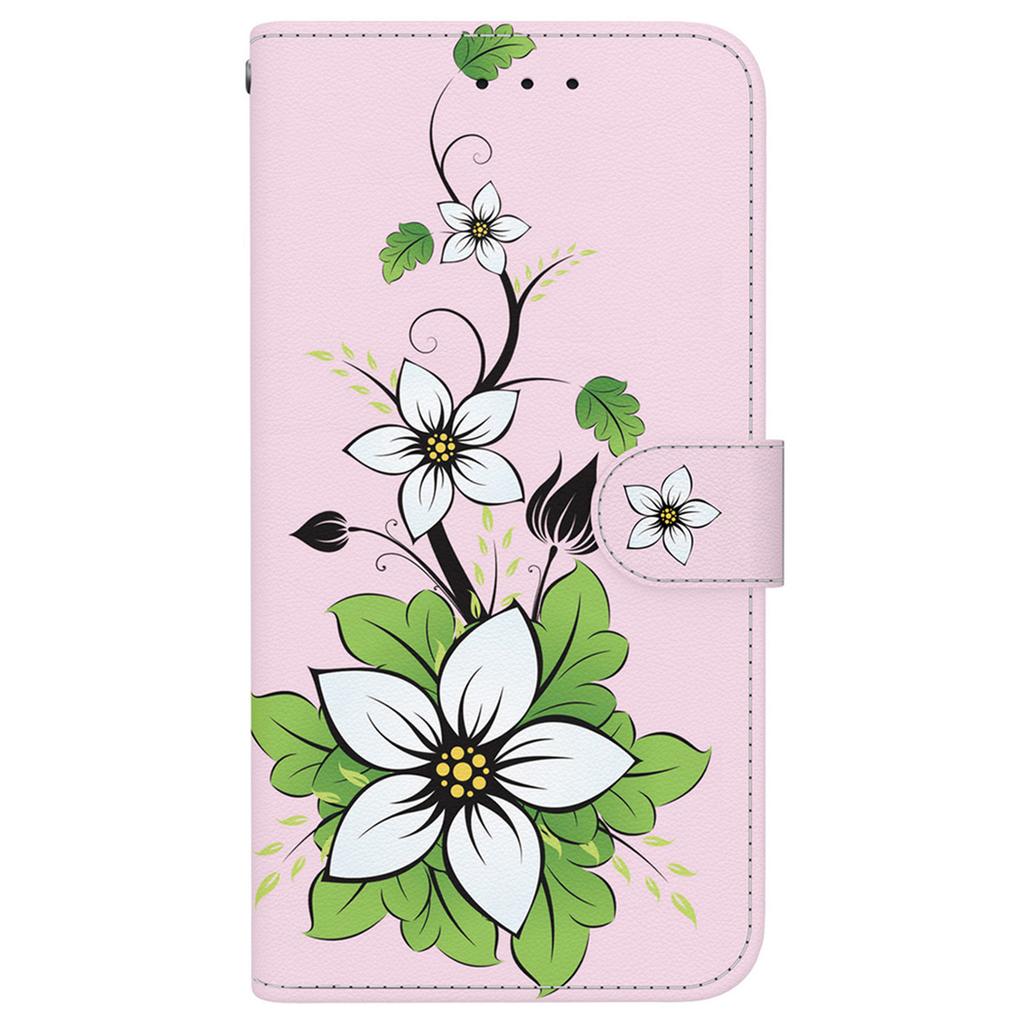 For Samsung Galaxy S26+ Wallet Phone Case Anti-Drop Pattern Printing Leather Flip Cover with Strap