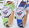 Watches Childrens Spiderman Pu Cartoon Modern Fans Gifts Versatile Fashion