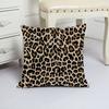 Throw Pillowcase Printed Cushion Cover with Hidden Zipper Wear Resistant Easy Maintenance Decorative Pillowslip