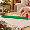 Holiday Desk Accessories Christmas Countdown Calendar, 24 Days Durable PLA Advent Calendar with Sliding Star, Interactive Nordic Style 3D Printed