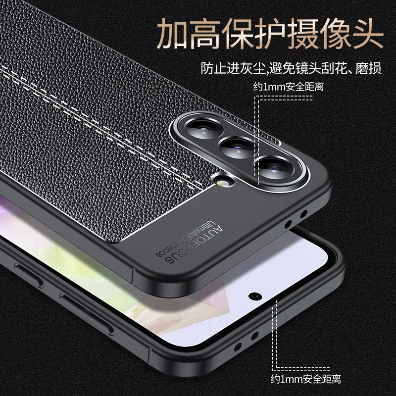 Чехол-накладка для Samsung A36 Samsung Galaxy A36 A 36 Capas Новый противоударный задний бампер для телефона Мягкий ТПУ Кожаные Fundas Samsung A36