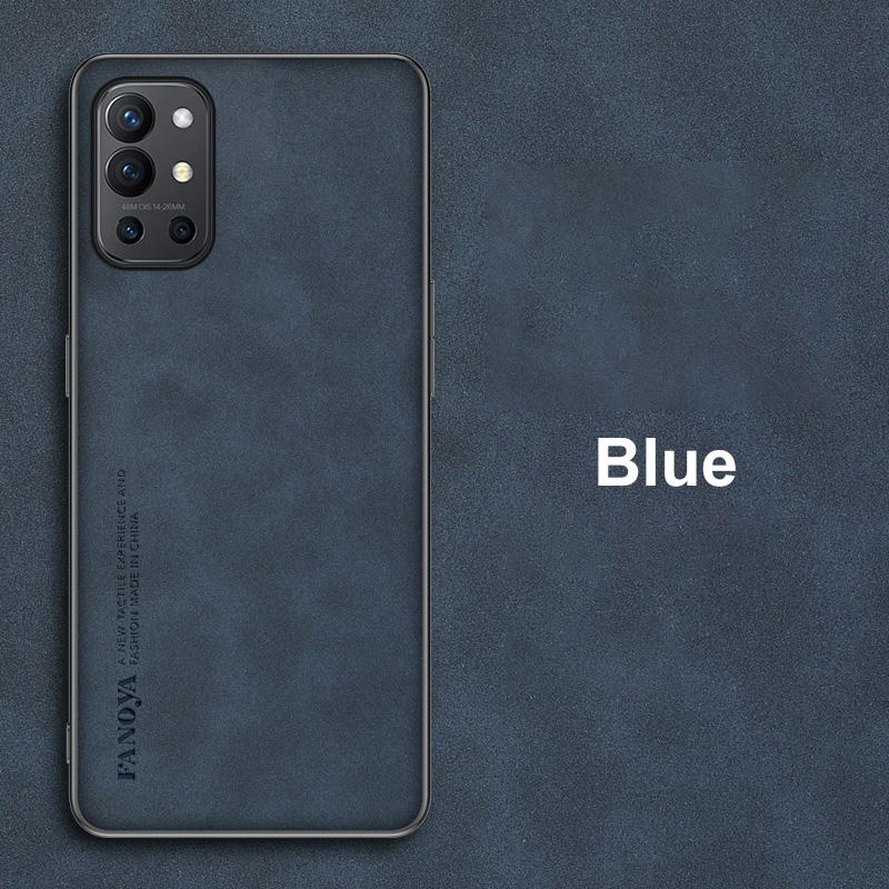 Luxury Leather Case For OnePlus 9R 9RT 9 Pro 5G Cover Matte Silicone Protection Phone Case For One Plus 9 R RT 9 Pro OnePlus9