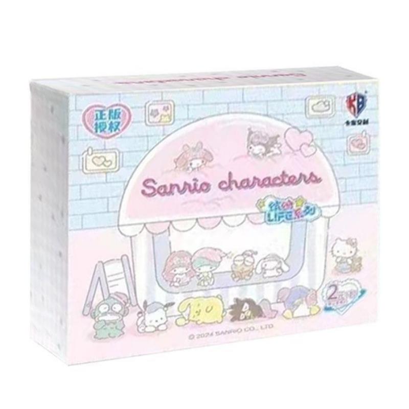 Box Card Sanrio Cute Anime Genuine Authorization Party Plan Characters Kuromi Kitty Melody Collection Children's Gifts