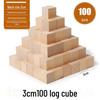 Colorful Wooden Cube Blocks for Elementary Math and Logic Skills Development
