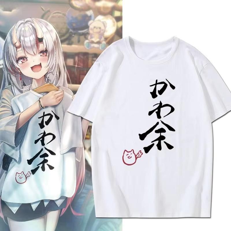 Shortsleeved Roundneck Animeprinted Tshirts for Both Unisex and Women The Same Style As Hololive Virtual Streamer Ayumi Hyakki