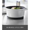 Магнитная силиконовая подставка под горячее Yamazaki Home Tower, Круглая прихватка, Термостойкая, Безопасна для посудомоечной машины, Нескользящая, Черная 10319