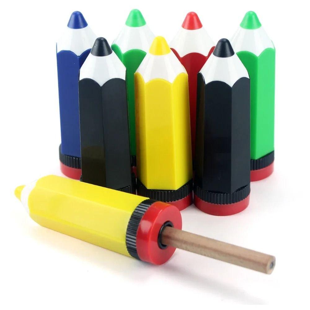 Single Hole Colorful Pencil Sharpener Portable Cartoon Pencil Sharpener Rewards Gift Kids