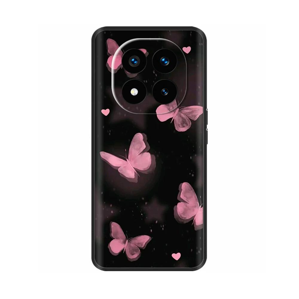 Милый чехол с кошкой и пандой для Xiaomi Redmi Note 14 Pro Чехол Задняя крышка телефона Мягкий чехол из жидкого силикона для Redmi Note14 14Pro 4G 5G