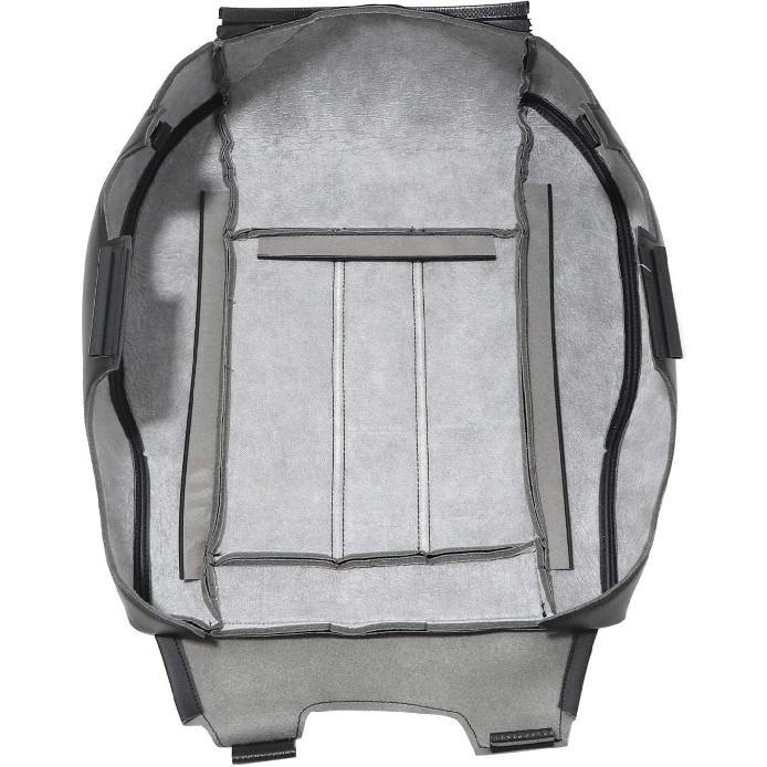 NLQR Задняя сторона водителя Нижняя сменная чехол сиденья Микрофибра Кожа Черный Неперфорированный Совместим с Chrysler Town & Country 2008 2009 2010