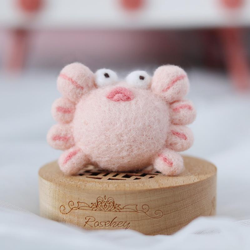 Новая Игла Валяние Шерсть Ручная Работа DIY Кукла Каваи Супер Милый Воробей Мумии Крабы Плюшевые Игрушки Лучшие Подарки на День Рождения Не Готовые