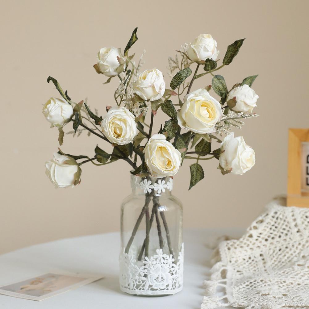 Delicate Silk Petals Artificial Silk Rose Silk Rose Bouquet
