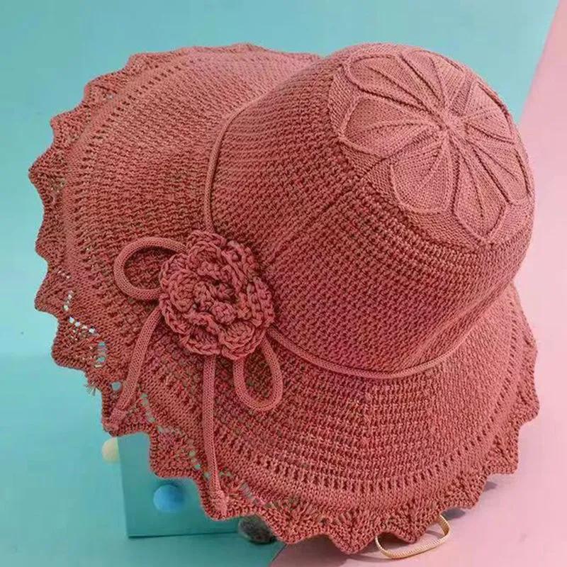 WTEMPO Складные летние простые солнцезащитные шляпы для женщин, для отпуска, путешествий, пляжа, повседневные однотонные шляпы от солнца с большими полями, крутые панамы