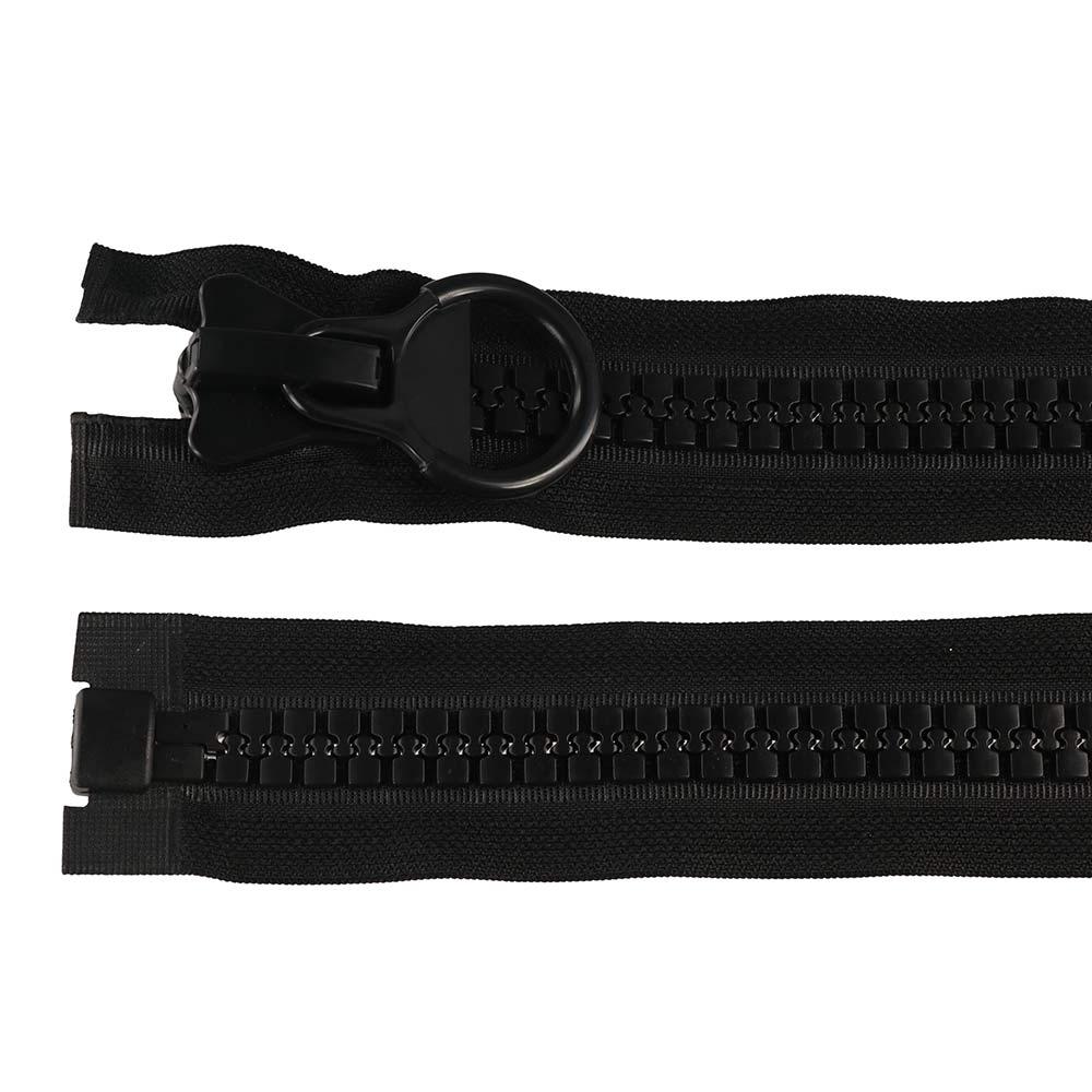 Resin Two Zippers for Tent DIY with Pull Ring Slider Head Pull Ring Zip Zippers Cloth Accessories