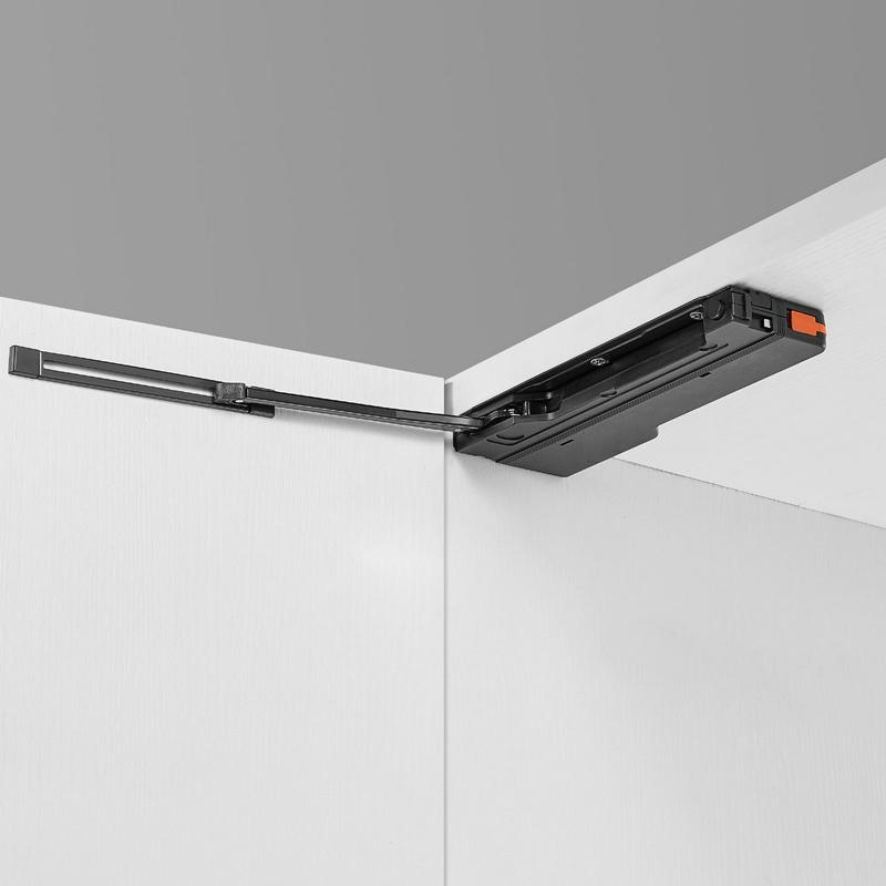 Roeasy Cabinet Door Full Open Damper 1 Pcs for Tall Heavy Door 20kg 25kg Door Push to Open