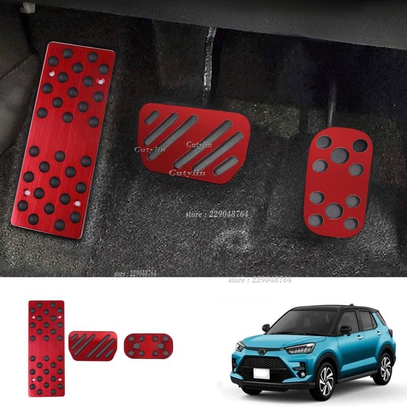 For Toyota Raize A200 MT Accelerator brake pedals Non Slip Performance Foot Pedal Pedal Covers Auto accessories