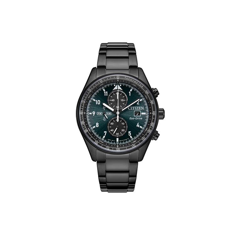 Citizen Коллекция Eco-Drive Часы с кварцевым механизмом на солнечных батареях Браслет из нержавеющей стали Унисекс CA0775-87X