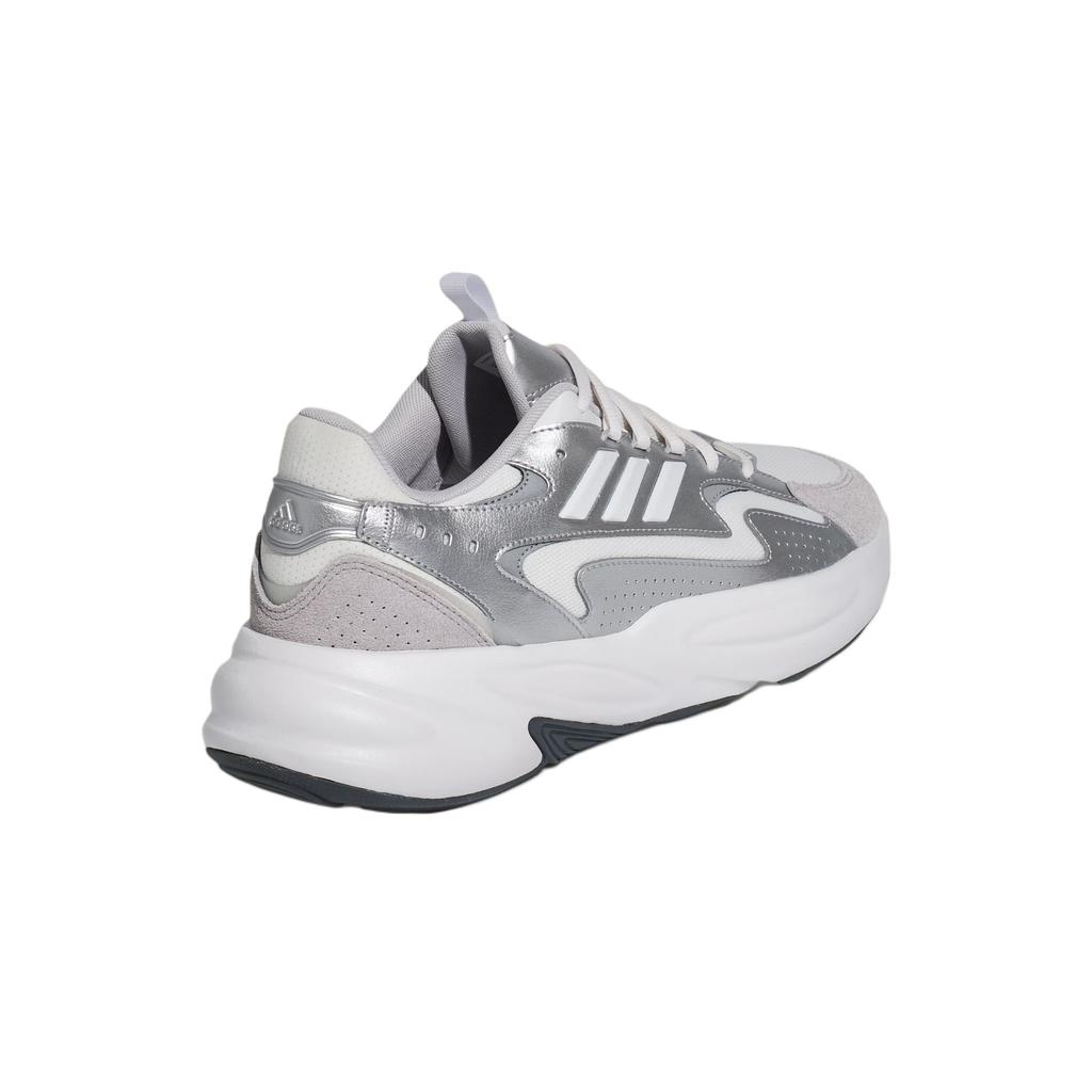 adidas Удобные и универсальные низкие кроссовки Ozwave в стиле «папины кроссовки», унисекс, серебристый цвет, KH7958