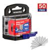 WORKPRO Utility Knife Blades, Original Blades Heavy Duty Blades for knife SK5 Steel Knife Blades, 100 Pack