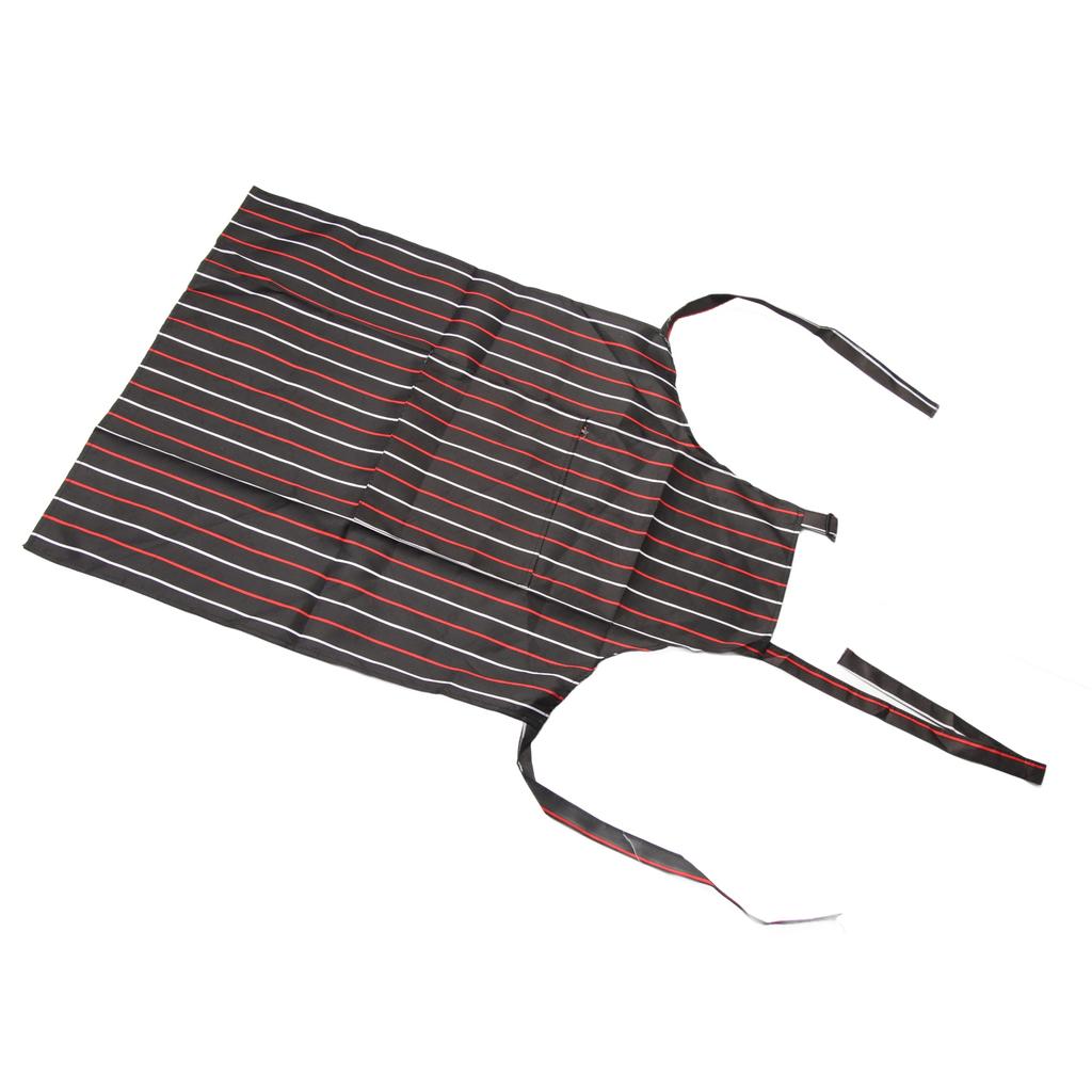 Фартук-нагрудник водонепроницаемый регулируемый кухонный фартук с двумя карманами для кухни ресторана