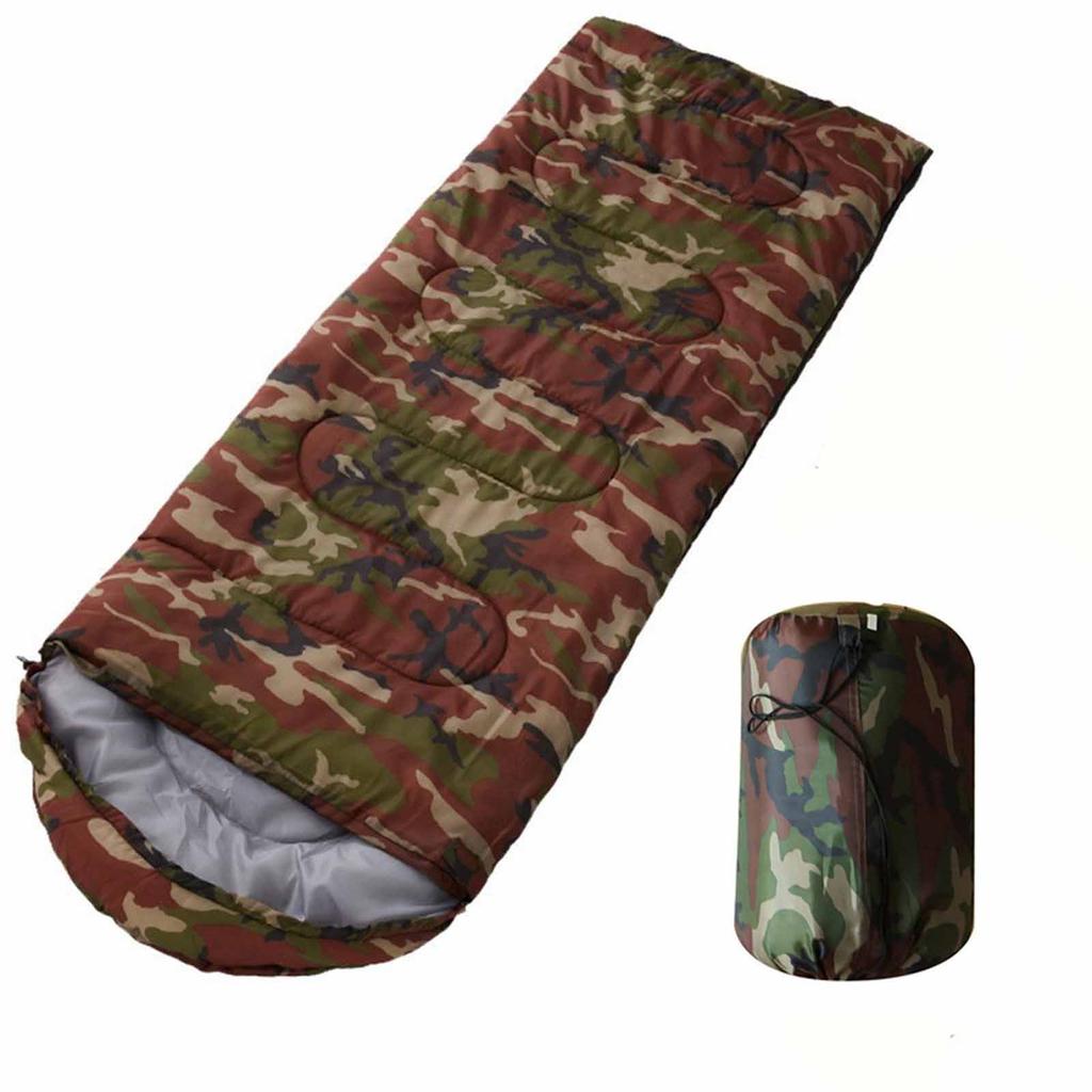 Портативный спальный мешок для улицы – Одинарный конверт – Утепленный зимний спальный мешок для мужчин и женщин, Теплое изолированное снаряжение для кемпинга и пеших походов