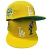 Baseball cap for men and women, fully enclosed baseball cap, men's flat-brim cap, non-adjustable number cap, embroidered cap