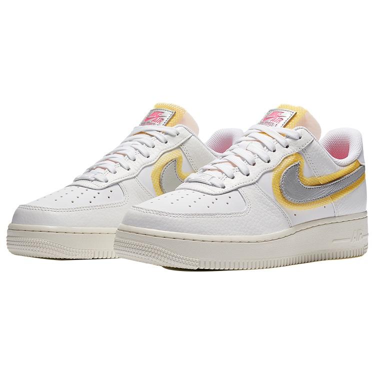 (WMNS) Nike Air Force 1 '07 LX 'White Metallic Silver Gold' Women's CZ8104-100