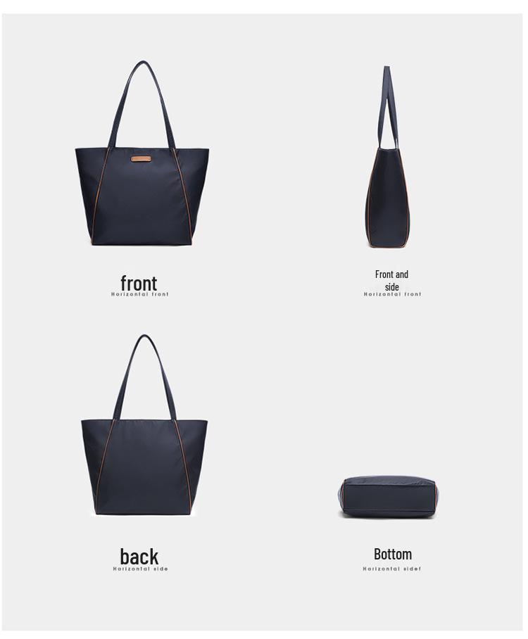 Женская холщовая сумка-тоут большой вместимости - 2025 Высококачественная Оксфордская ткань Подмышечная Наплечная Сумка