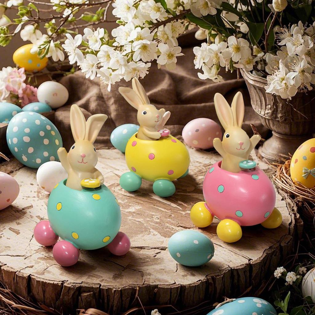 Главная Цветные смоляные украшения в виде сидячих яиц, украшение для рабочего стола, макет детской комнаты, подарок, праздничная атмосфера.