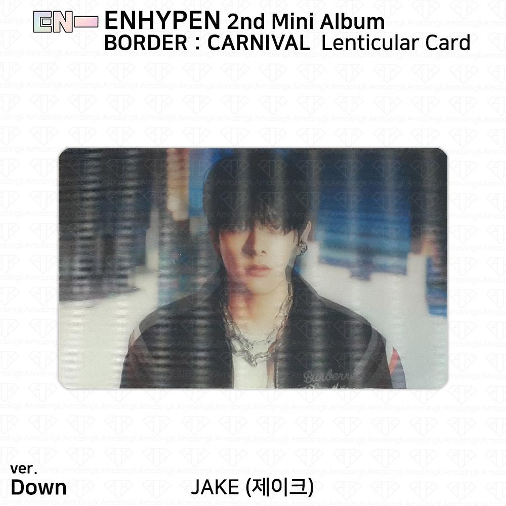 ENHYPEN 2-й мини-альбом Border Carnival, официальная фотокарточка Up Hype Down Ver. KPOP