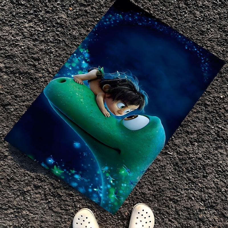 Good Dinosaur Polyester Carpet, Soft Indoor Mat for Office Chair, Living Room, Computer Desk - Decorative Home Office Rug Design