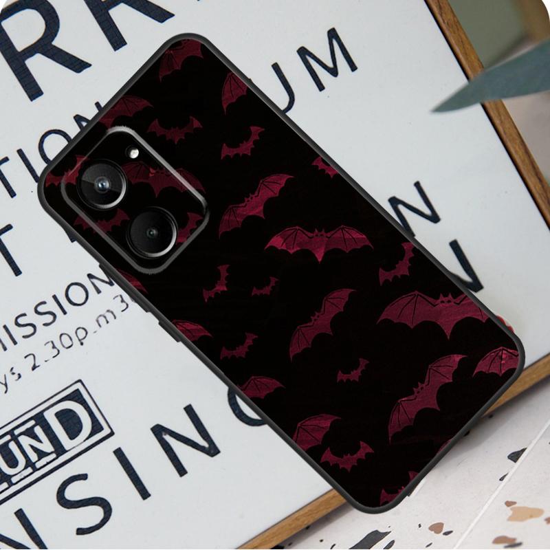 Чехол Goth Vampire Bat Gothic для Realme C67 C55 C53 C51 C35 C33 C31 C30 C25s C21Y GT Neo 6 GT5 9 10 11 12 Pro Plus