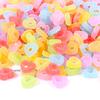 New Arrival 15mm Heart Doughnut Charm Jewelry Resin Slime Cabochons for Kids Toys Decoration