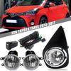 Комплект противотуманных фар для Toyota Yaris 2014-2017: Светодиодная сборка дневных ходовых огней для фары и бампера