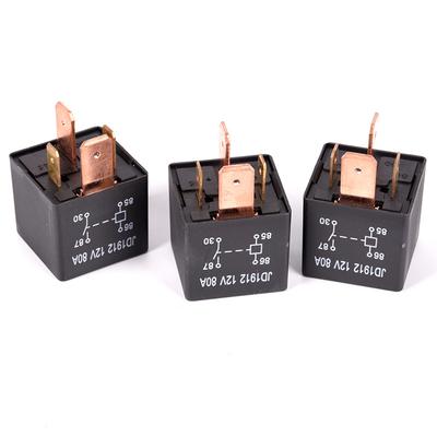 Водоустойчивое сверхмощное реле 4Pin Dc 24V 12V 80A Jd1912 автомобильное автомобильное реле