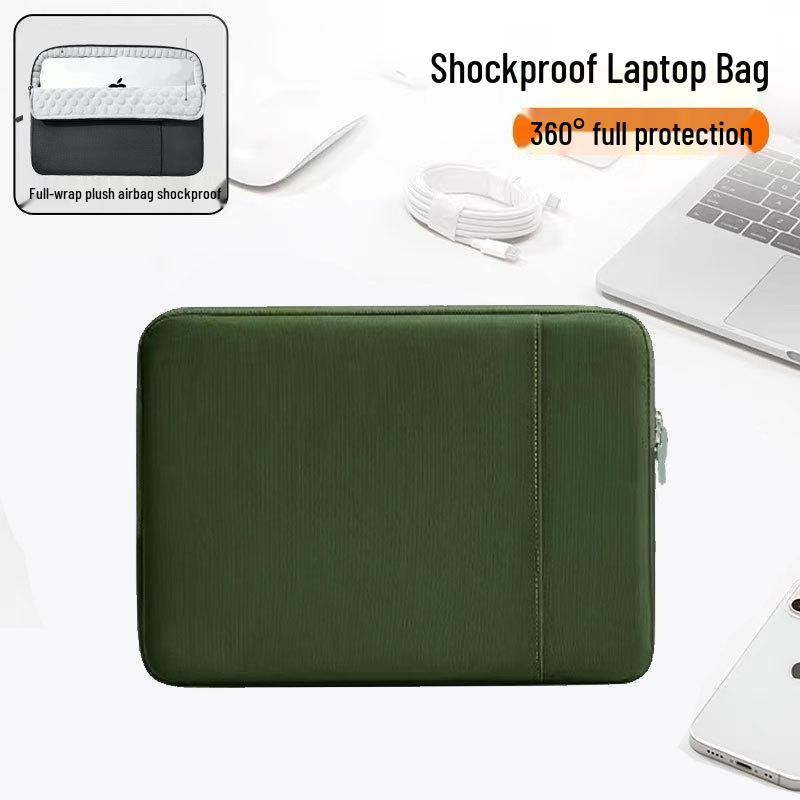 Shockproof Airbag Laptop Sleeve: 13, 14, 15.6, 17 Inch Full Protective Case