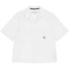 Loose Comfortable Logo Short Sleeve Shirt Men Shirts White J325175-YAF