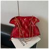 Ielgy Diamond Chain Large Capacity Autumn Winter Casual Shoulder Messenger Bag Work Commuter Tote Bag