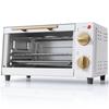 Mini Oven, 9L Countertop Electric Grill, Toaster Oven with Adjustable Temperature and Timer, 750W, White