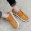 Fashion Outdoor Men's Shoes Super Lightweight Suede Leather Casual Shoes Men Comfortable Loafers Sneakers White Flats Oxfords Boat Shoes