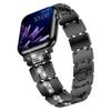 KALEBOL Ремешок для Apple Watch с кристаллами Серии 11 10 42 мм/9 8 7 41 мм/SE3 SE2 SE 6 5 4 40 мм/3 2 1 38 мм Сетчатый Блок Ремешок из Цинкового Сплава