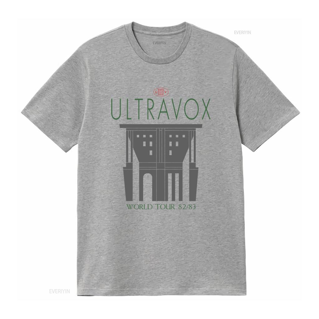 Vintage 1982 1983 Ultravox World Tour Concert T Shirt Heather Gray M L 80s New Wave Synthpop Band Merch vintage Washed homme