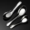 Customized 304 Stainless Steel Chinese Flat-bottomed Spoon, Bow Spoon, Thin Spoon 8090 Post-memory Spoon, Gift Tableware