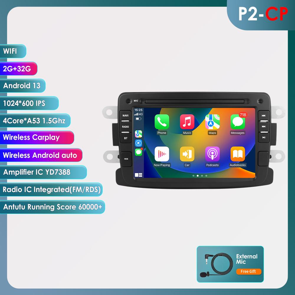 OSSURET Интеллектуальное 2din Android Авторадио 7862 для Dacia Logan Dokker Duster Sandero Lodgy Renault Captur Symbor Duster Lada Xray 2 Мультимедиа GPS