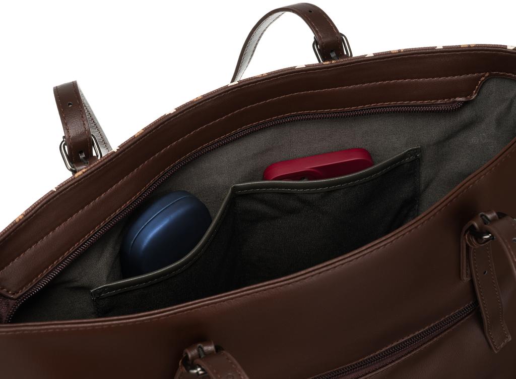 Women's bag 6875-4 BROWN