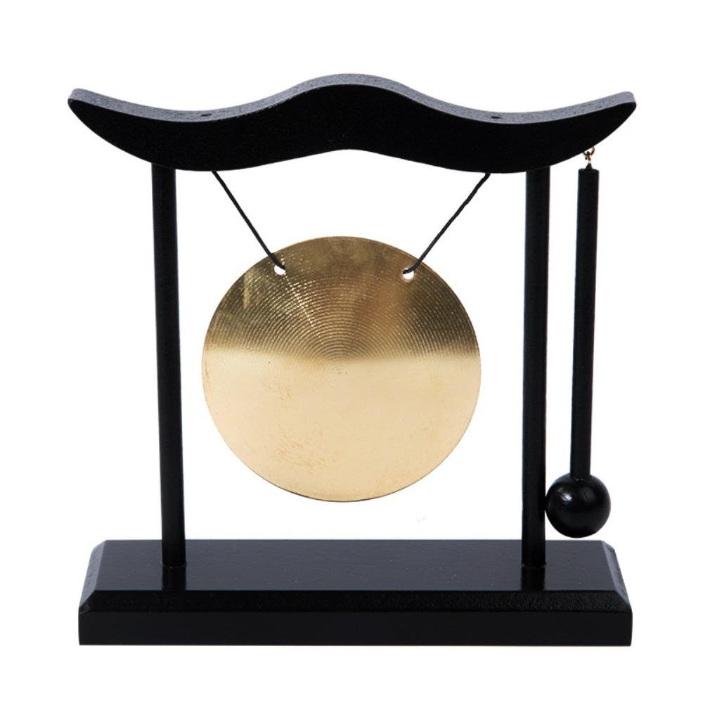 Fortune Desktop Gong Creative Feng Shui Metal Cymbals Retro Copper Bell House Warming